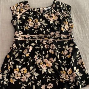 Maternity floral blouse
